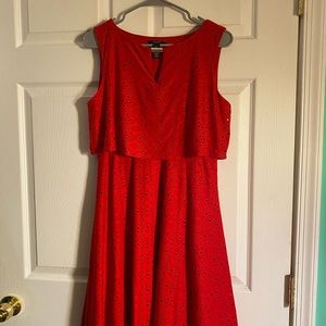 Red alfani dress